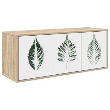 vidaXL Wand gemonteerd TV Kast HANAU 102 x 33 x 40 cm Sonoma, Verzenden, Nieuw