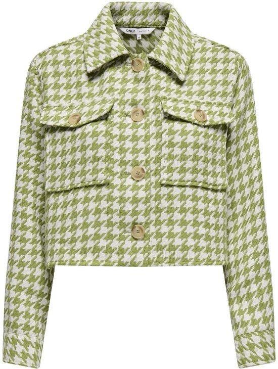 ONLY ONLKIMMIE Maat XS Dames Jas - Moss Cloud Dancer, Kleding | Dames, Jassen | Winter, Nieuw, Verzenden