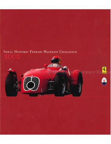 2002 FERRARI | MASERATI SHELL HISTORIC CHALLENGE BROCHURE