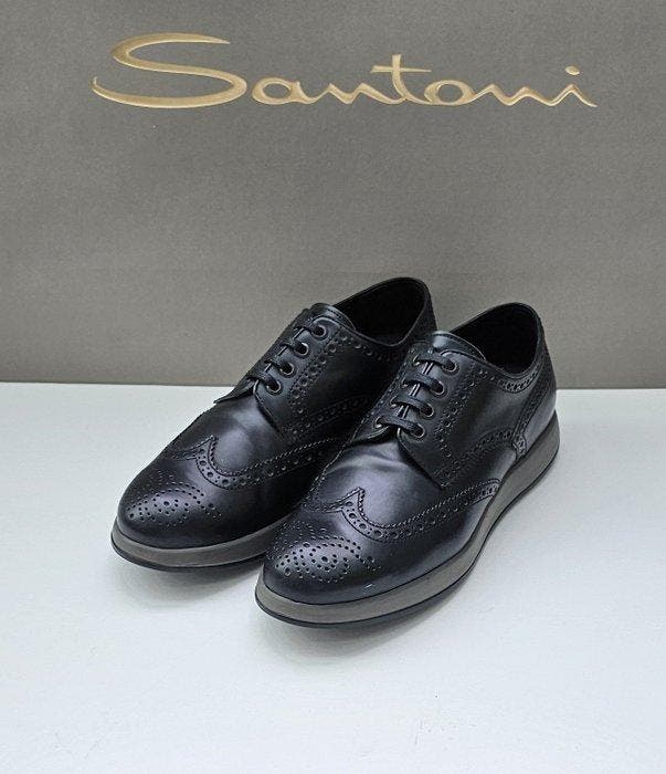 Santoni - Chaussures à lacets - Taille : EU 41, EU 41.5, Kleding | Heren, Schoenen