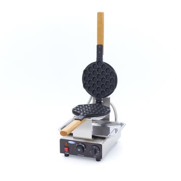 Wafelijzer Bubble Wafel | 50–300°C | RVS | Draaibaar, Verzenden, Nieuw in verpakking