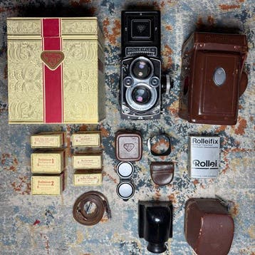 Rollei Rolleiflex 3.5F TLR (Xenotar 75mm f/3.5) – Zeer, Audio, Tv en Foto, Fotocamera's Analoog, Nieuw