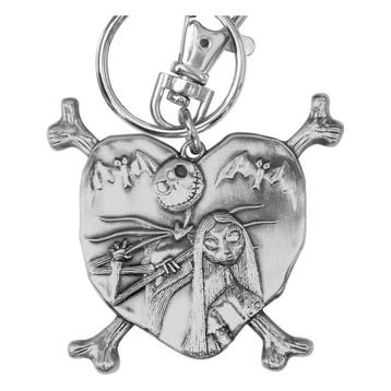 Nightmare before Christmas Jack and Sally in Heart Metalen S, Ophalen of Verzenden, Nieuw