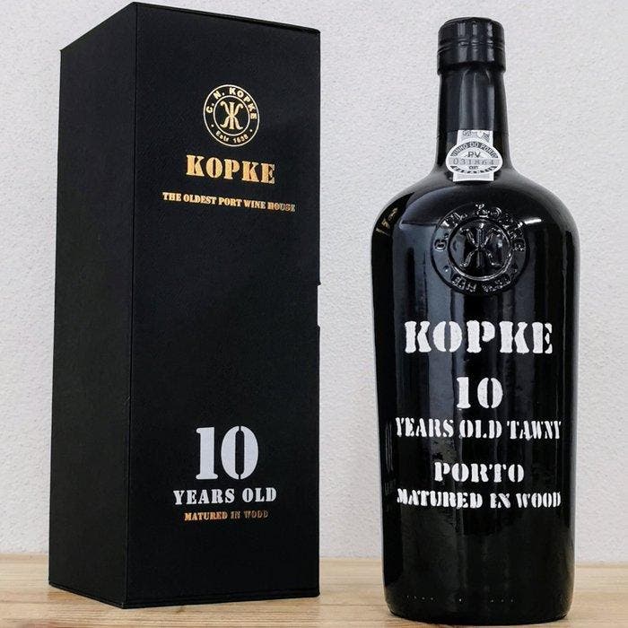 Kopke - 10 years old Tawny - Porto - 4 Flessen (0.75 liter), Verzamelen, Wijnen