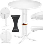 Statafel - Bartafel - Partytafel - 70 cm- Wit - KESSER®, Caravans en Kamperen, Verzenden, Nieuw