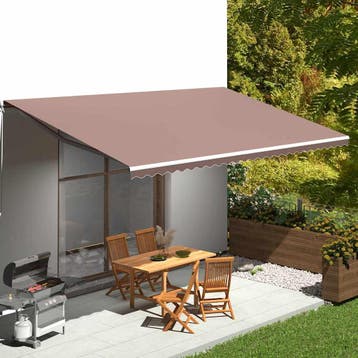 vidaXL Vervangingsdoek voor luifel 600x350 cm polyester, Verzenden