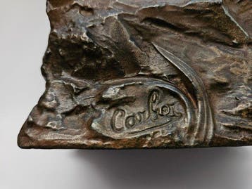 Joseph Carlier - Gesigneerd - Kleine Art Nouveau -, Antiek en Kunst