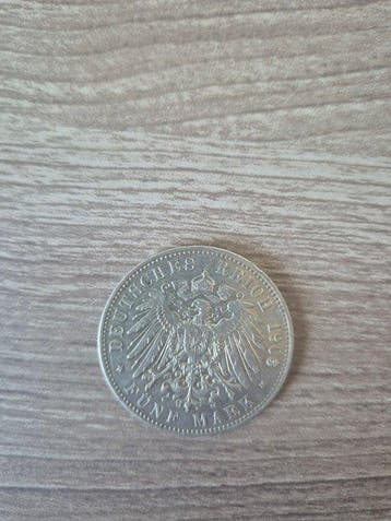 Duitsland, keizerrijk Wilhelm II. 5 Mark 1903 / Prussia, Postzegels en Munten
