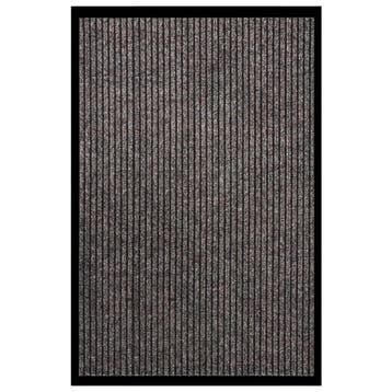 vidaXL Deurmat 80x120 cm gestreept beige, Verzenden, Nieuw