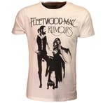 Fleetwood Mac Rumours Black on White T-Shirt, Nieuw