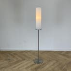 IDL Italiaans design vloerlamp met wit glazen kap, Gebruikt