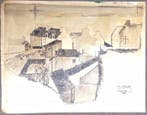 Yves Ganne (1931-2019) - Paysage de Bord de mer. (Vendu sans