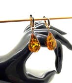 Natuurlijke Baltische barnsteen oorbellen Ag925 4 cm -