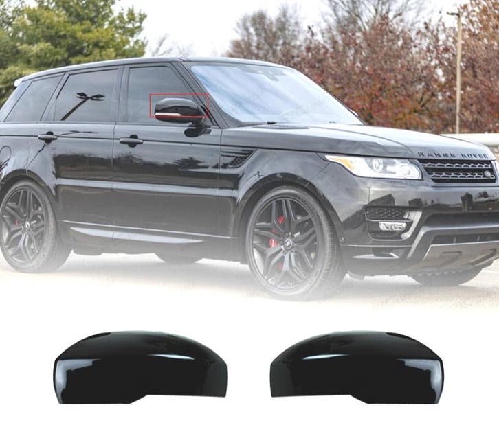 COQUES DE RÉTROVISEURS RANGE ROVER SPORT 14-17 NOIR BRILLANT, Auto-onderdelen, Carrosserie, Verzenden