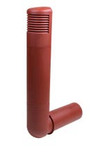Ventilatieschacht Ross - kelderventilatie - Ø 160mm Rood, Doe-het-zelf en Bouw, Verzenden, Nieuw