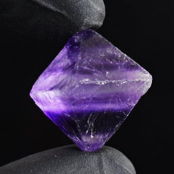 Statue, No Reserve - Octahedral Purple Fluorite Crystal