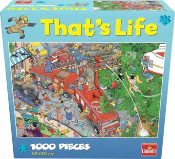 That's Life Puzzel - Brandweer - Puzzel 1000 stukjes, Hobby en Vrije tijd, Verzenden, Nieuw