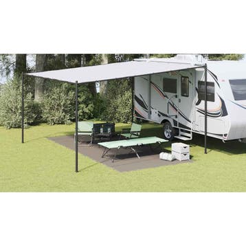 vidaXL Tenttapijt Lichtgrijs 550 x 250 cm Polyetheen, Verzenden, Nieuw