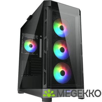 COUGAR Gaming Duoface Pro RGB Midi Tower Zwart, Verzenden