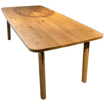 bert plantagie Eettafel Trinity - Ongebruikt, Huis en Inrichting, Verzenden, Zo goed als nieuw, Eikenhout, 200 cm of meer