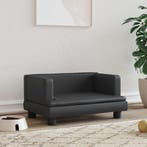 vidaXL Hondenmand 60x40x30 cm kunstleer zwart, Verzenden, Nieuw