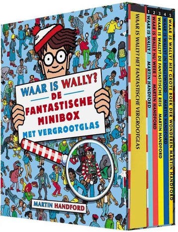 Waar is Wally fantastische minibox 9789022330265 Handford, Boeken, Verzenden, Zo goed als nieuw, Handford