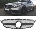 CALANDRE MERCEDES W205 FACELIFT 18- LOOK AMG NOIR BRILLANT, Verzenden