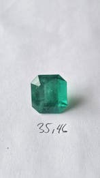 1 pcs Vert Émeraude - 35.46 ct - GRS (Laboratoire Gem