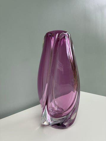 Val Saint Lambert - Vaas - Voluté 36 cm - Kristal