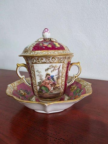 Helena Wolfsohn - Tasse et soucoupe (3) - Porcelaine