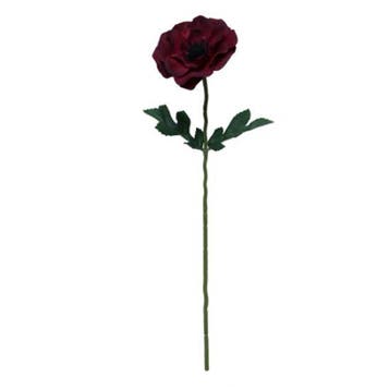 Anemoon Rood Zijdenbloem 50 cm per stuk, Nieuw