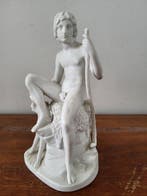 royal copenhague - Beeldje - jeune berger - Biscuit