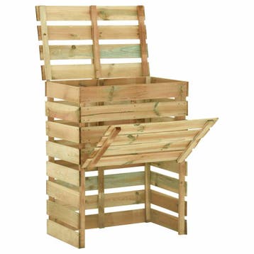 vidaXL Tuincompostbak gelat 80x50x100 cm geïmpregneerd, Verzenden, Nieuw