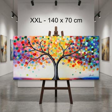 Monika Spiewak - Tree - Oil Painting Stretched On The Frame