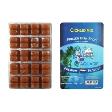 AQUADIP Cichlid mix - 100 gram blister - diepvries, Dieren en Toebehoren