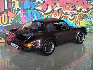 Norev 1:18 - Modelauto - Porsche 911 Turbo 3.3L Cabriolet, Nieuw