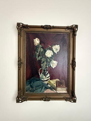 Apostol Manciulescu (1887-1962) - Pitcher with roses