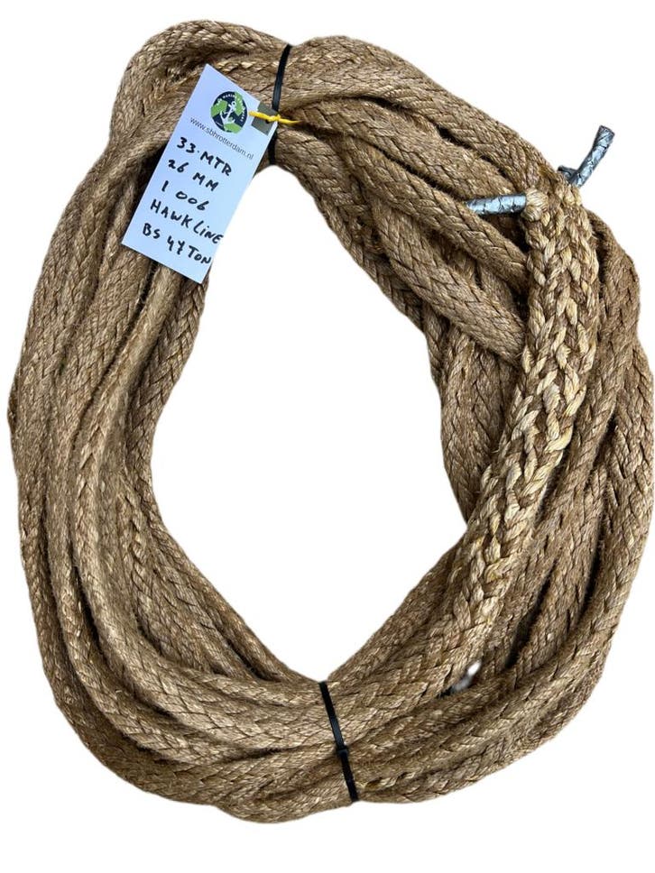 Hawk-Line Touw UHMWPE 33MTR 26MM 47Ton meerlijn Dyneema a..., Sports nautiques & Bateaux, Navigation professionnelle, Envoi