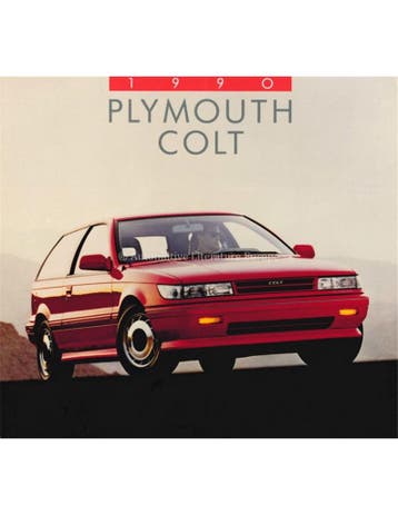 1990 PLYMOUTH COLT BROCHURE ENGELS, Nieuw