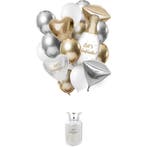 Helium Tank Bruiloft 19 delig, Verzenden, Nieuw