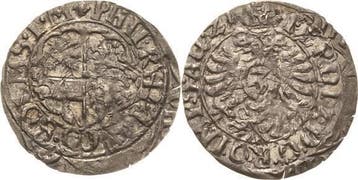 Kipper-3 Kreuzer 1621, Solms-lich Philipp 1613-1631, Verzenden