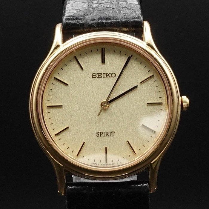 Seiko - Vintage - Sans prix de réserve - 5E31-6040 - Homme -, Handtassen en Accessoires, Horloges | Antiek