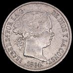 Spanje. Isabel II. 40 Centimos de Escudo 1864 - 1867 (2