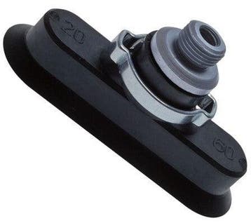 Ventouse ovale plate en silicone transparent de 15x5mm,, Verzenden
