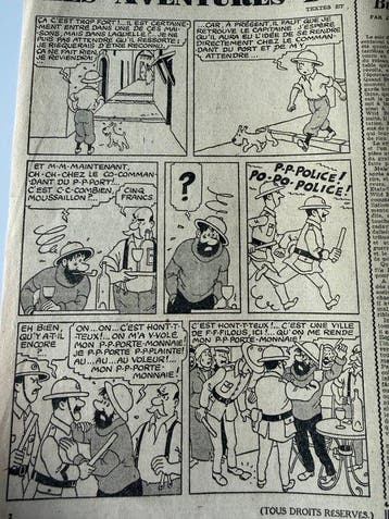Tintin - Soir Jeunesse 1941 — Le Crabe aux pinces dor-« Le, Nieuw