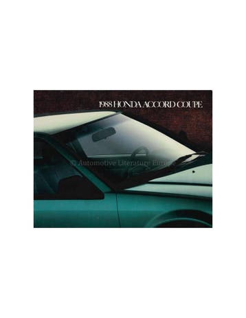 1988 HONDA ACCORD COUPE BROCHURE ENGELS, Nieuw