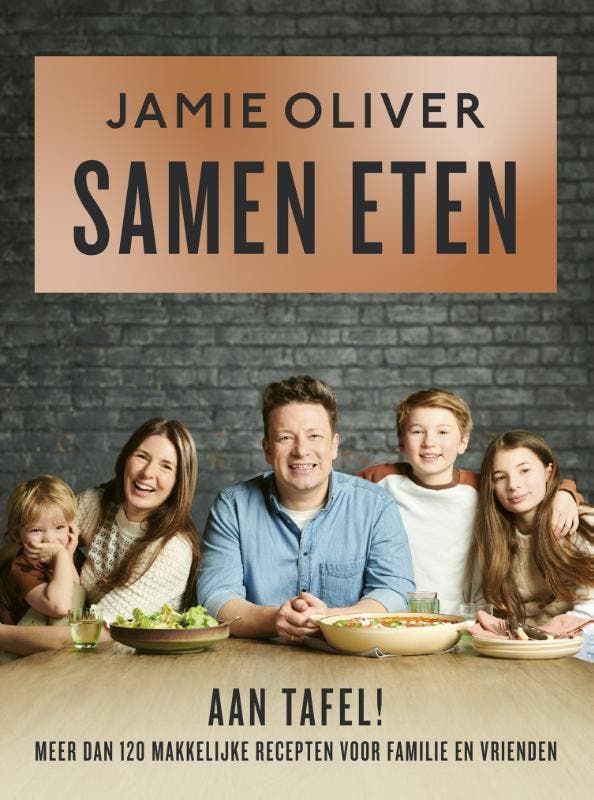 Samen eten 9789021585260 Jamie Oliver, Boeken, Kookboeken, Zo goed als nieuw, Verzenden