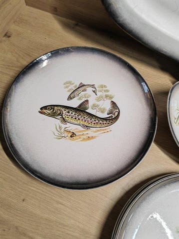 Villeroy & Boch - Service à poisson (14) - Porcelaine, Antiquités & Art