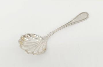 Greggio - Lepel - .800 zilver - schelpvormig, Antiek en Kunst