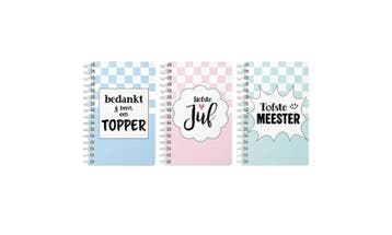 Notitieboek A5 lijn Liefste juf, Divers, Cahiers de notes, Ophalen of Verzenden